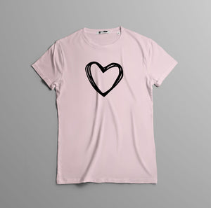 Camiseta estampada T-shirt Corazón Grande