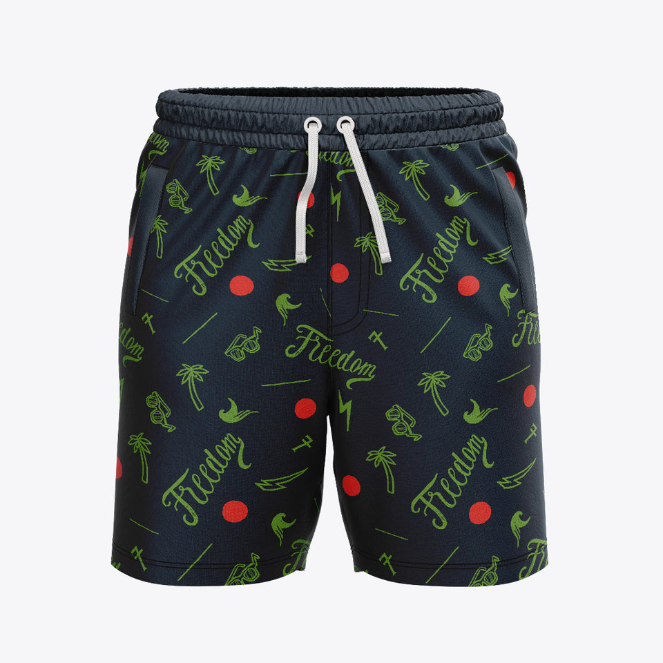 Bermudas / pantalonetas para caballero estampadas Freedom