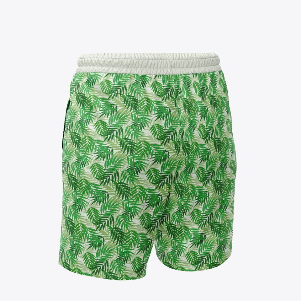 Bermudas / pantalonetas para caballero estampadas Planta Verde