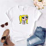 Camisa estampada  tipo T-shirt  de polialgodon BURBUJA ADOLECENTES