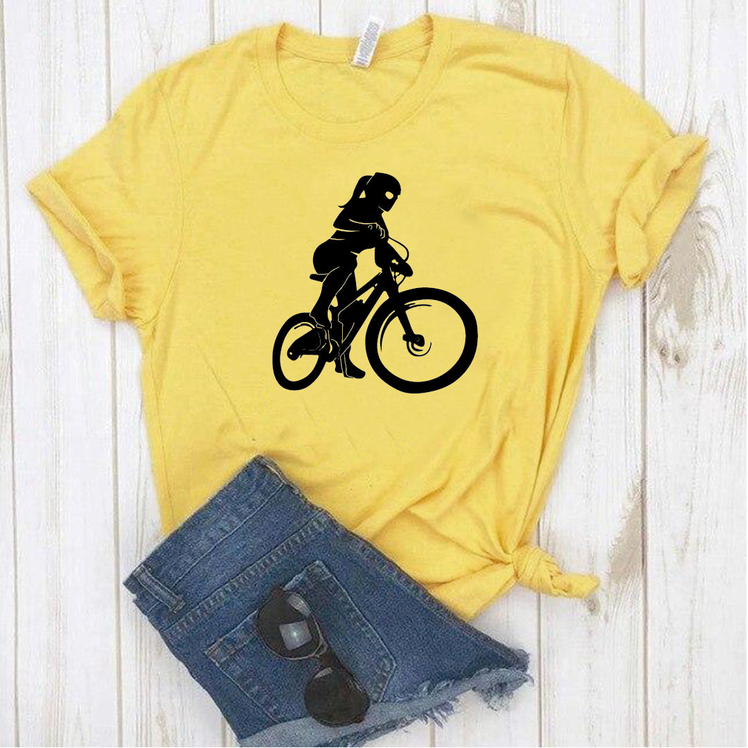 Camisa estampada tipo T shirt BICICLETA CICLISTA DAMA A Tu Estilo Boutique