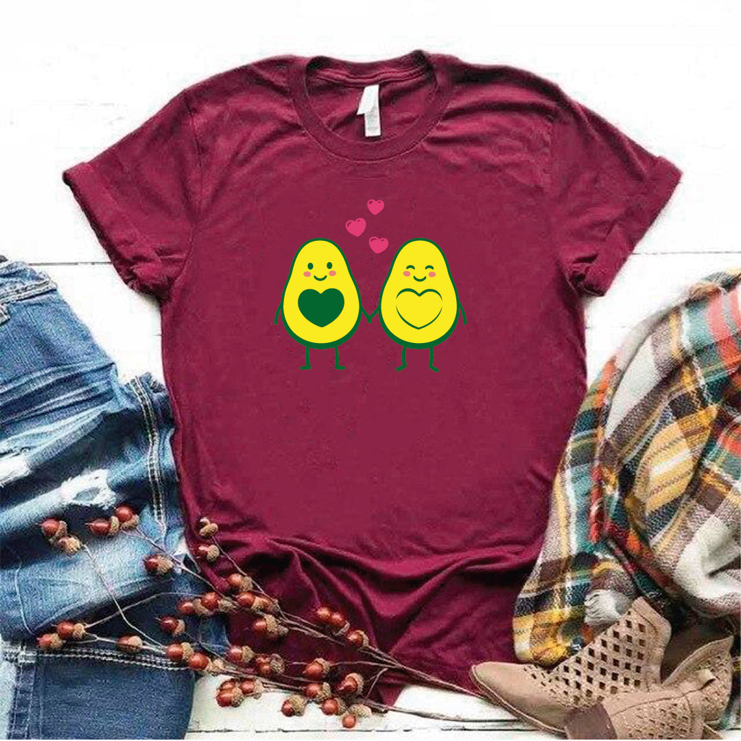 Camiseta con best sale estampado de aguacate