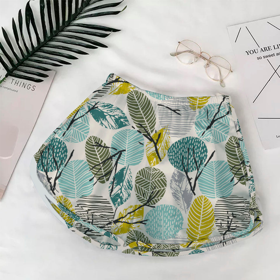 Short de Dama estampadas Hojitas