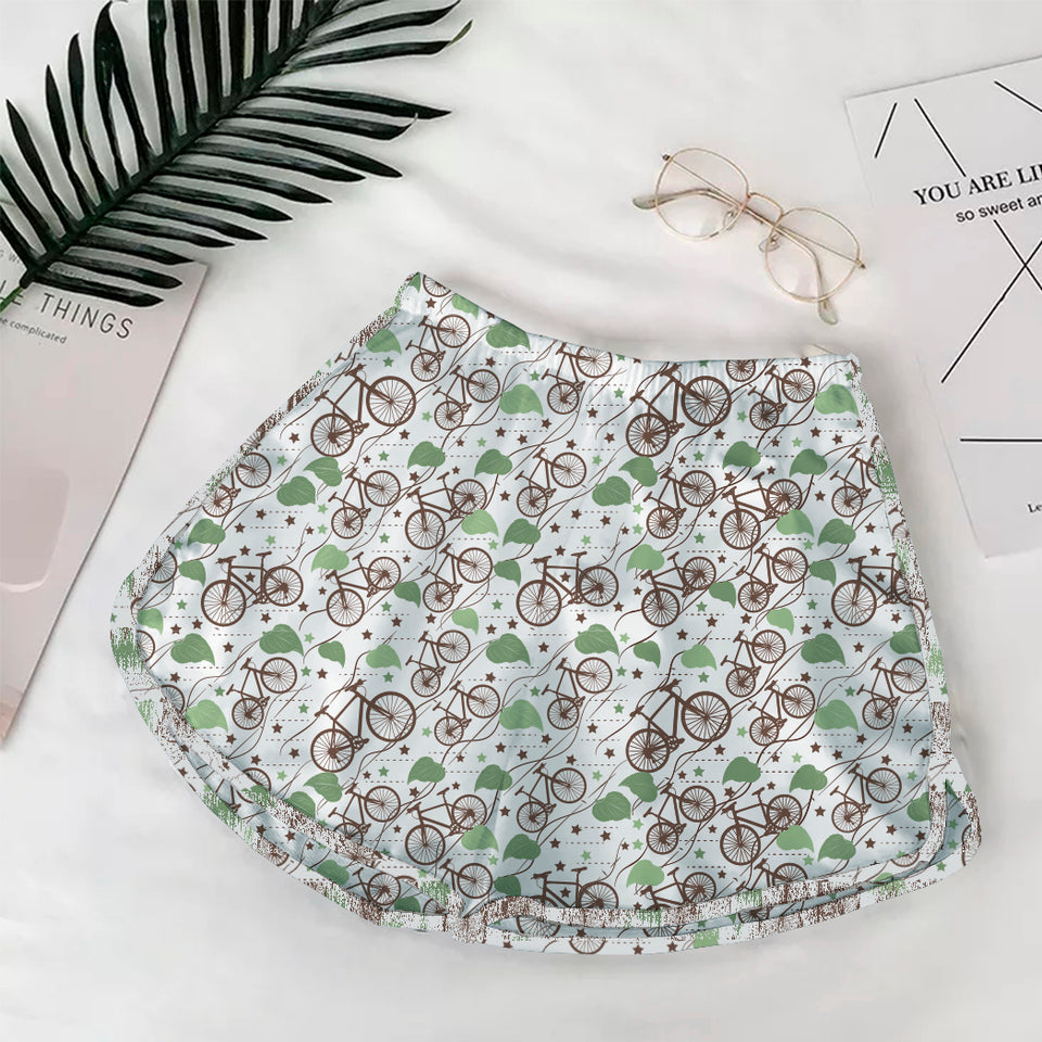 Short de Dama estampadas Bicicleta Planta