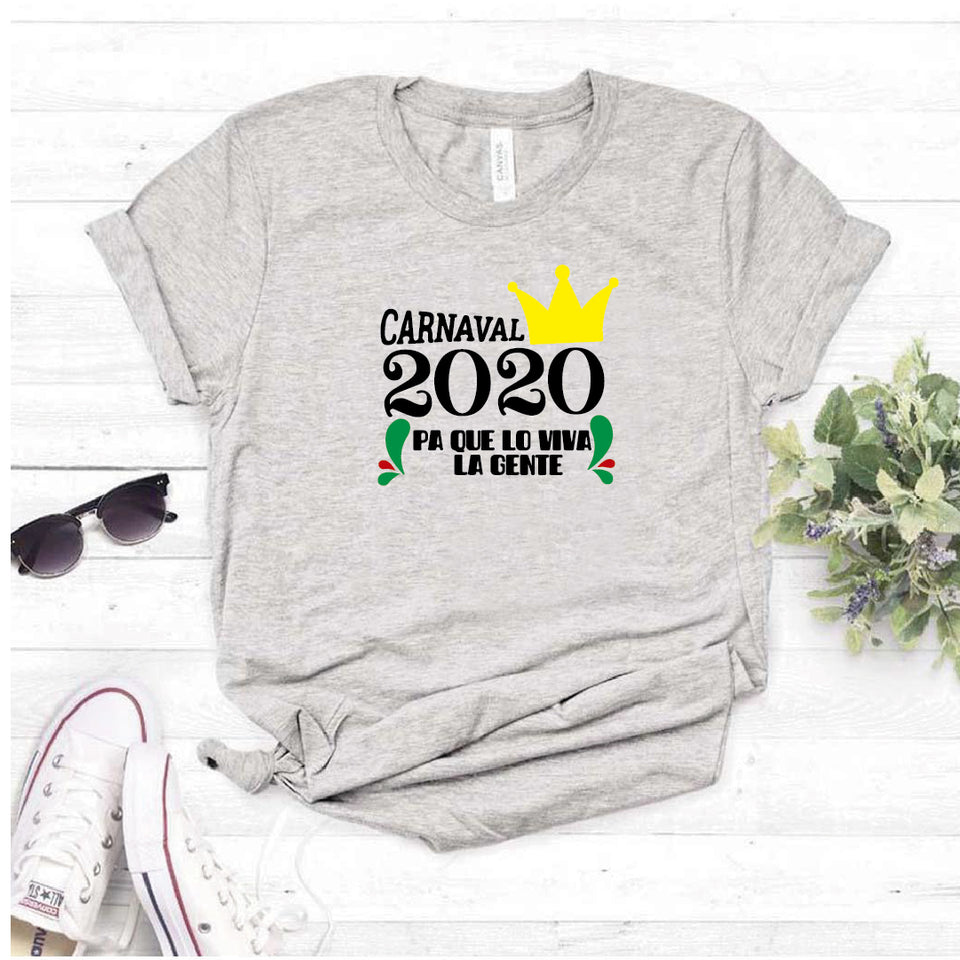Camiseta tipo T-shirt carnaval 2020