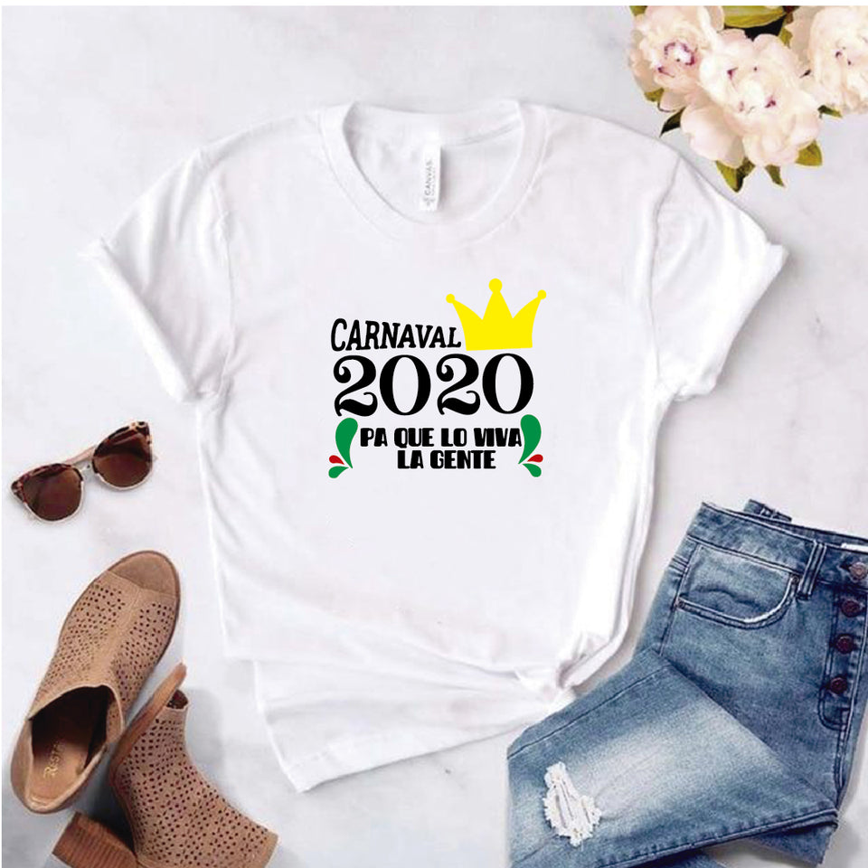 Camiseta tipo T-shirt carnaval 2020