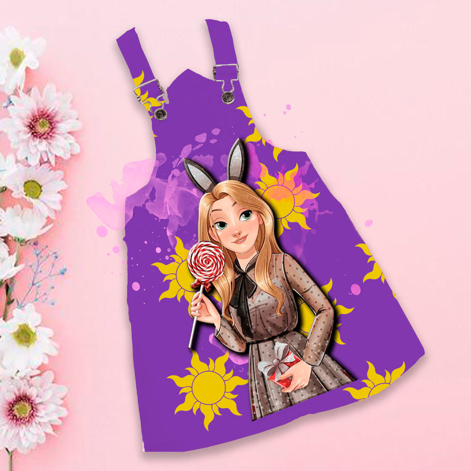 Braga de niña estampada diseño Enredados (Rapunzel)