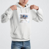 Buzo Estampado Sublimado gatico gris lentes