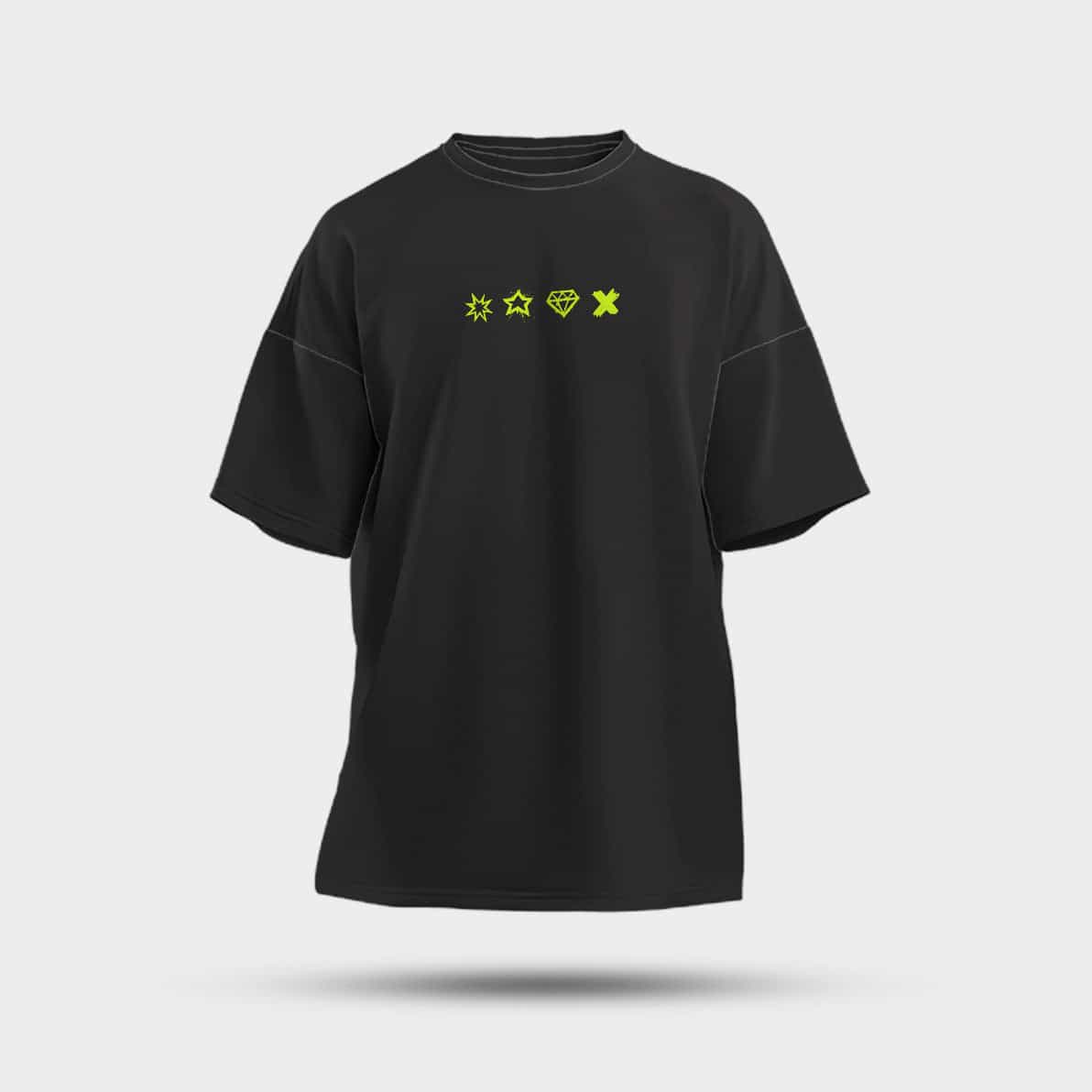 Camiseta Oversize Expresiones en Grafiti