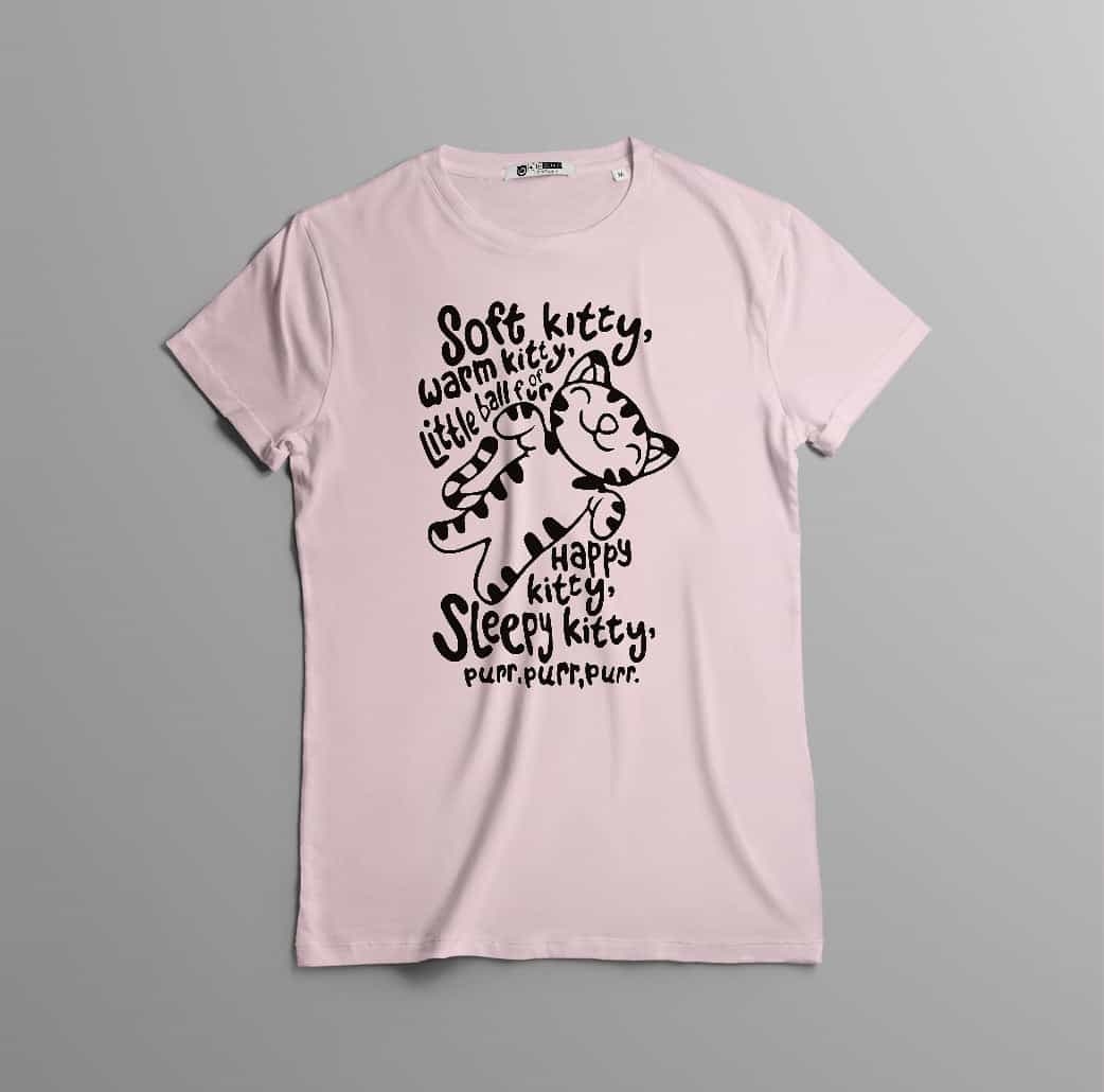 Camiseta estampada T-shirt  Soft Kitty (The Big Bang Theory)