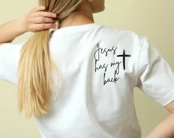 Camiseta Protectora 'Jesús Cuida de Mí' - Fe y Seguridad en Algodón Inspirador (cristiana)