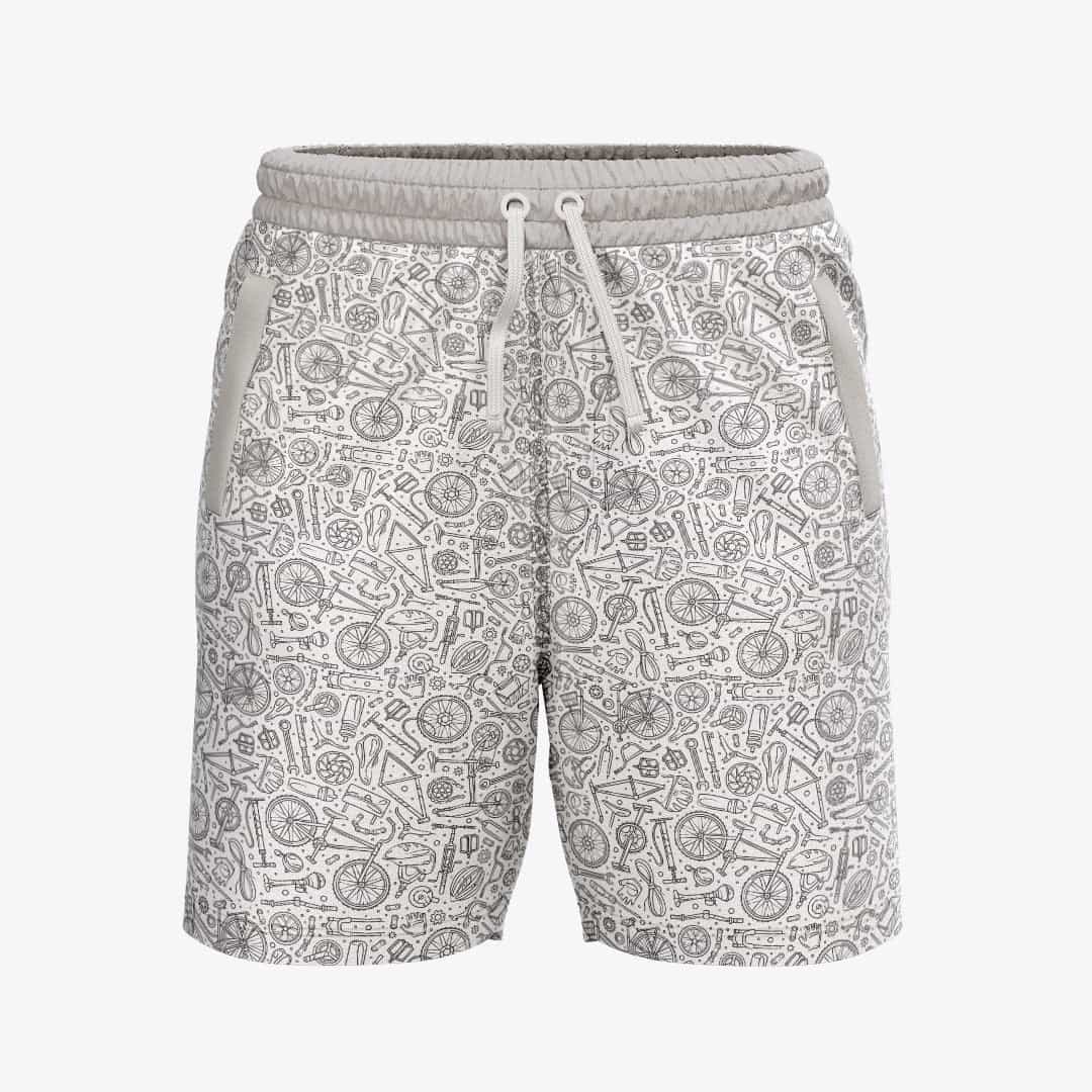 Bermudas / pantalonetas para caballero estampadas Bicicleta