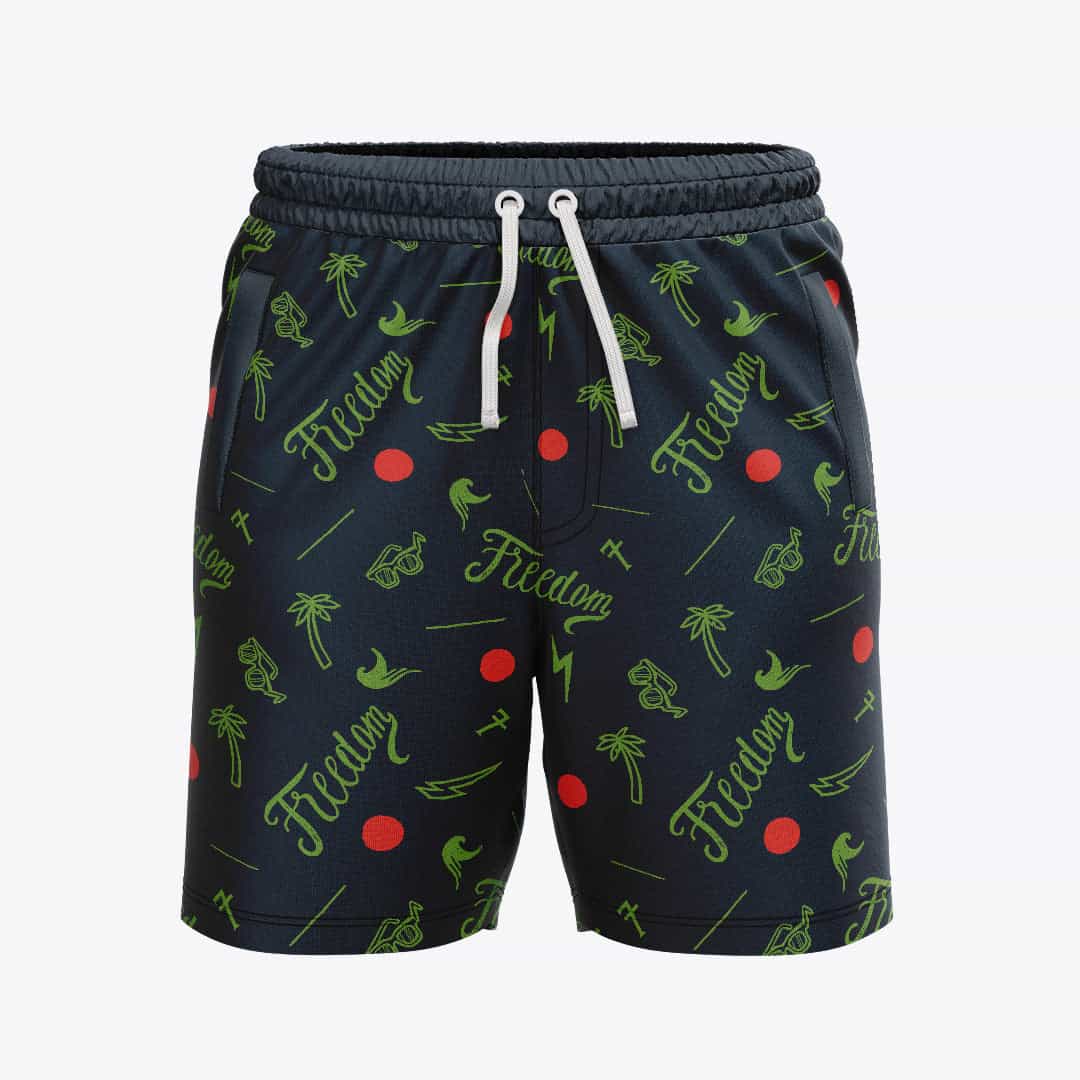 Bermudas / pantalonetas para caballero estampadas Freedom