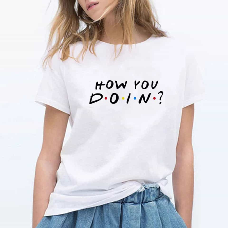 Camiseta estampada T-shirt How you Doin? Friends