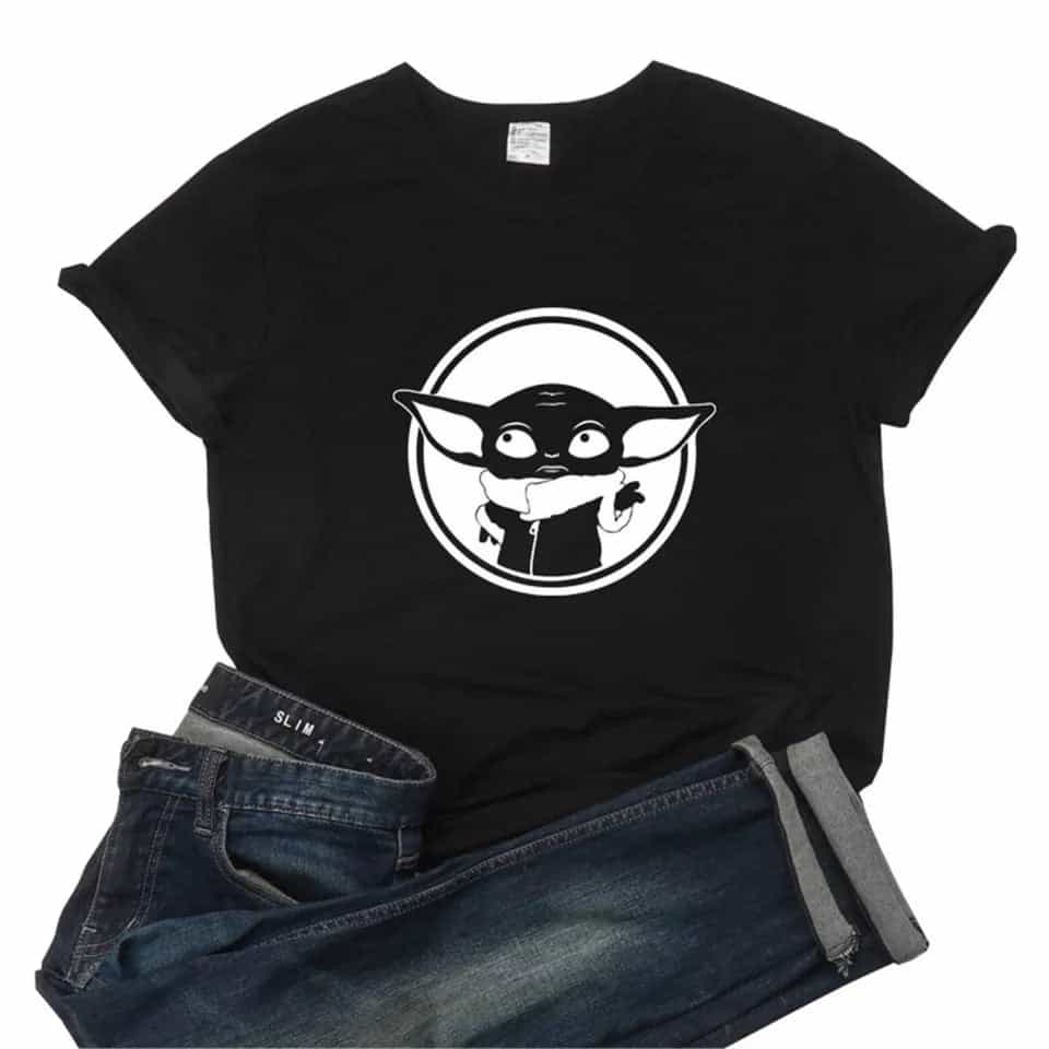 Camisetas estampada UNISEX tipo T-shirt BABY YODA