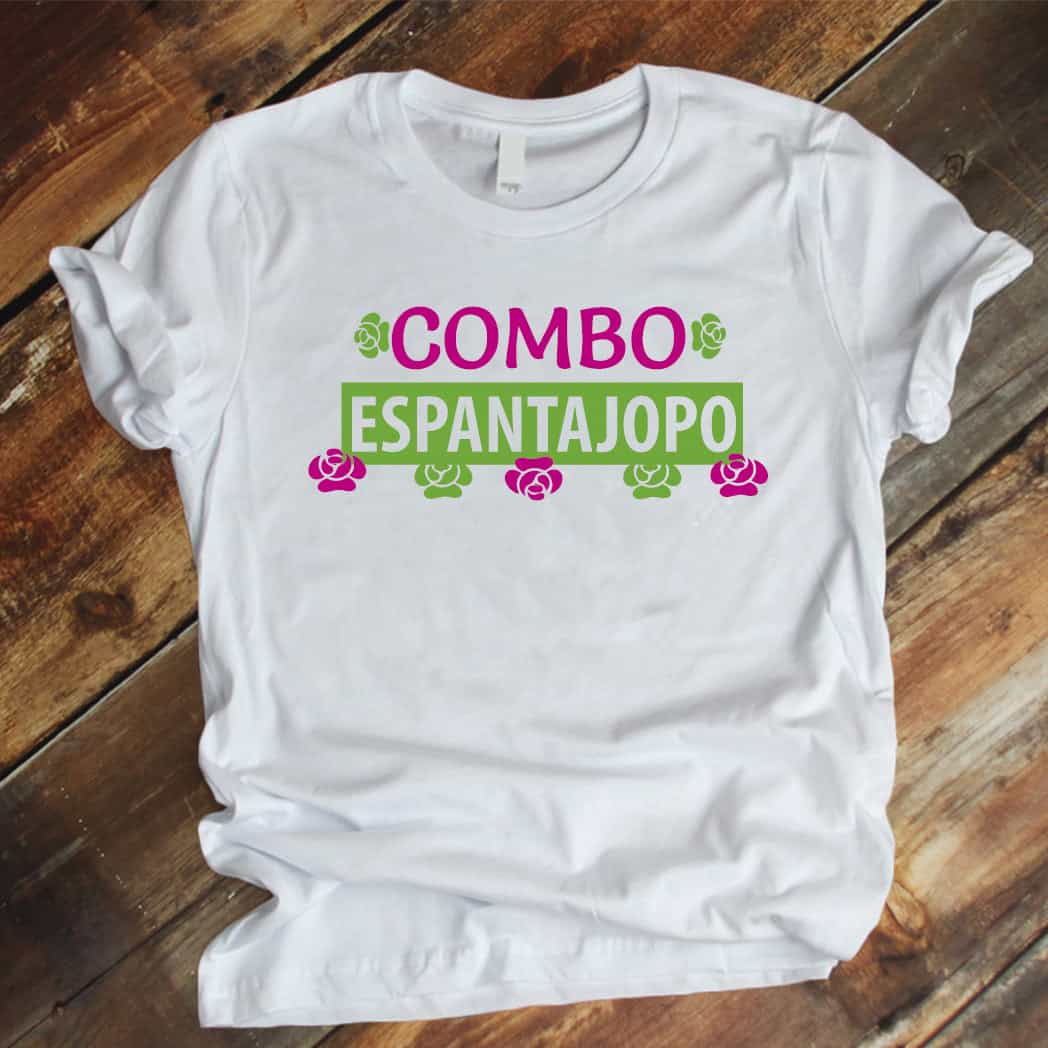 Camisa estampada tipo T-shirt COMBO ESPANTAJOPO