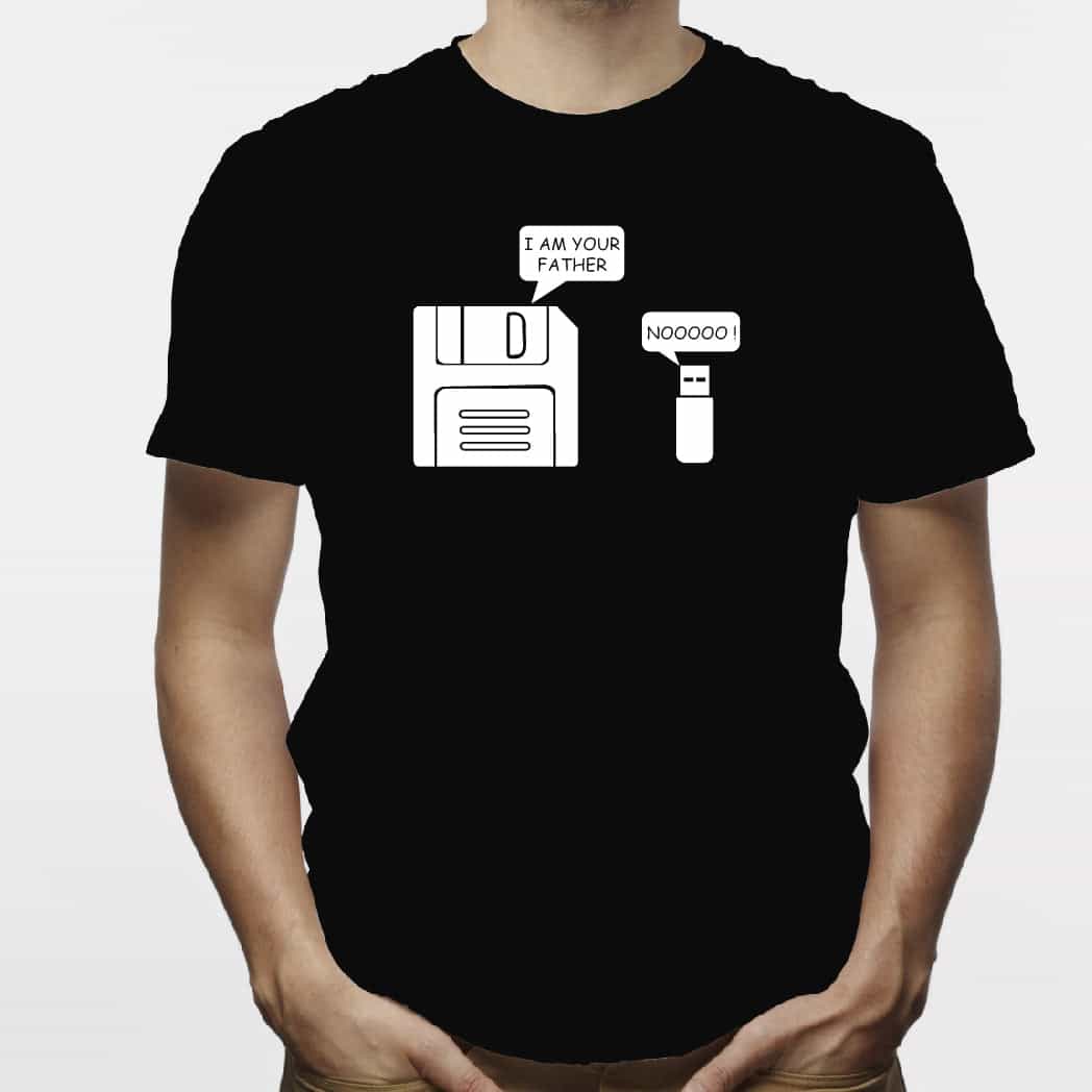Camisa estampada tipo T- shirt DISKET I AM YOUR FATHER