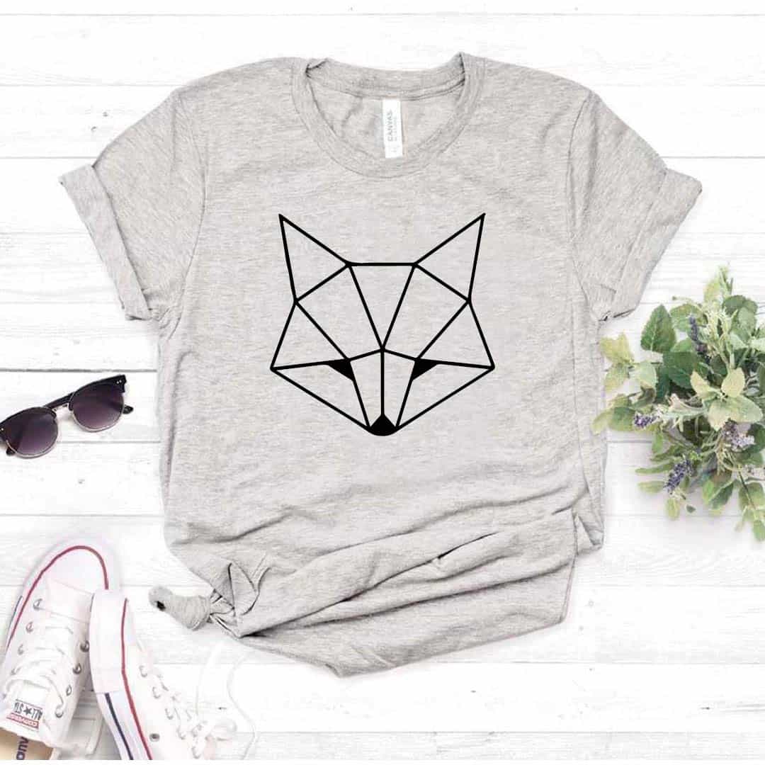 Camiseta estampada tipo T- shirt FOX CACHORRO