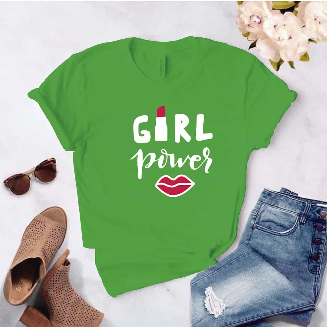 Camisa estampada tipo T- shirt GRIL POWER