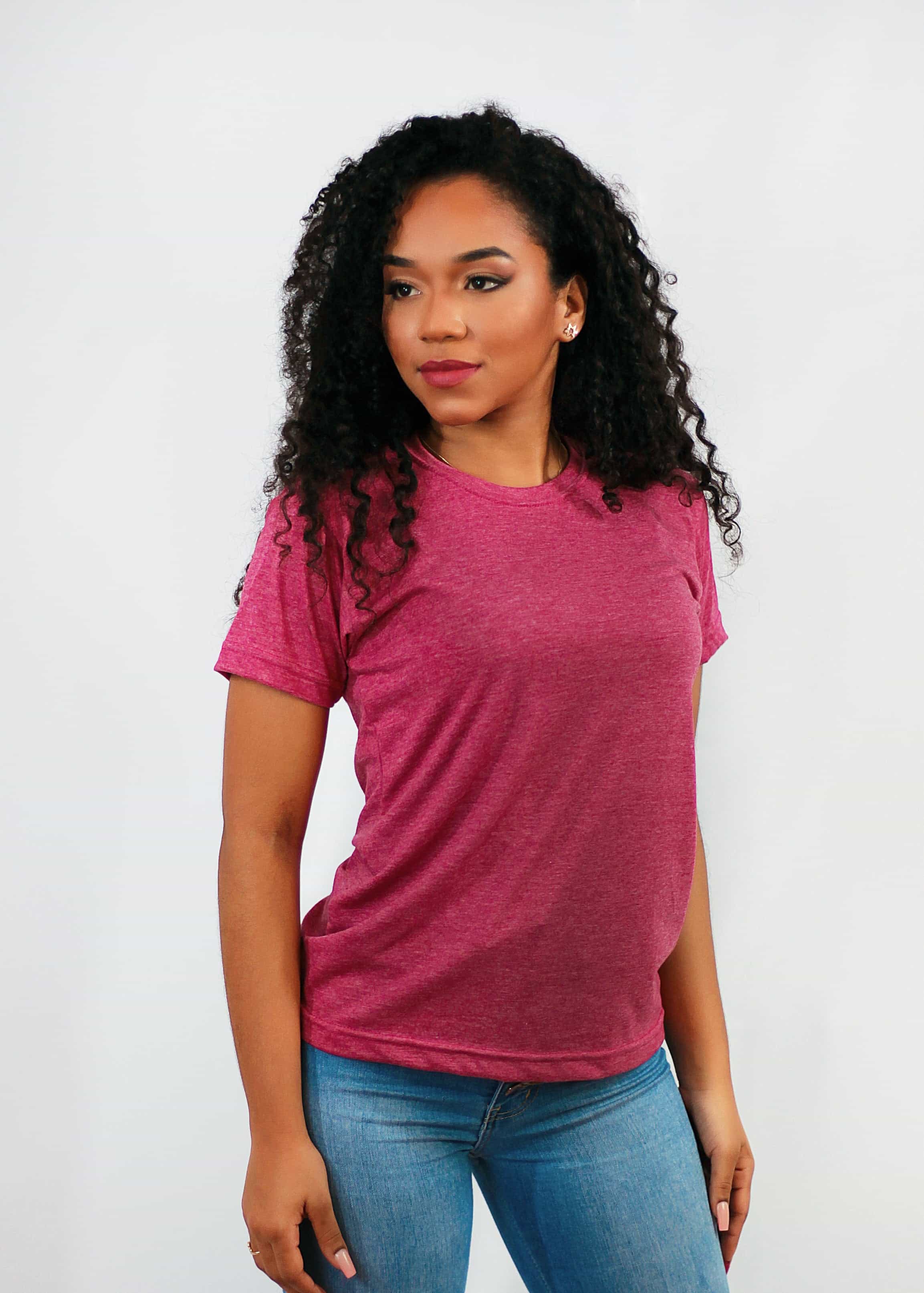 Camiseta tipo T-Shirt Rojo Jasped