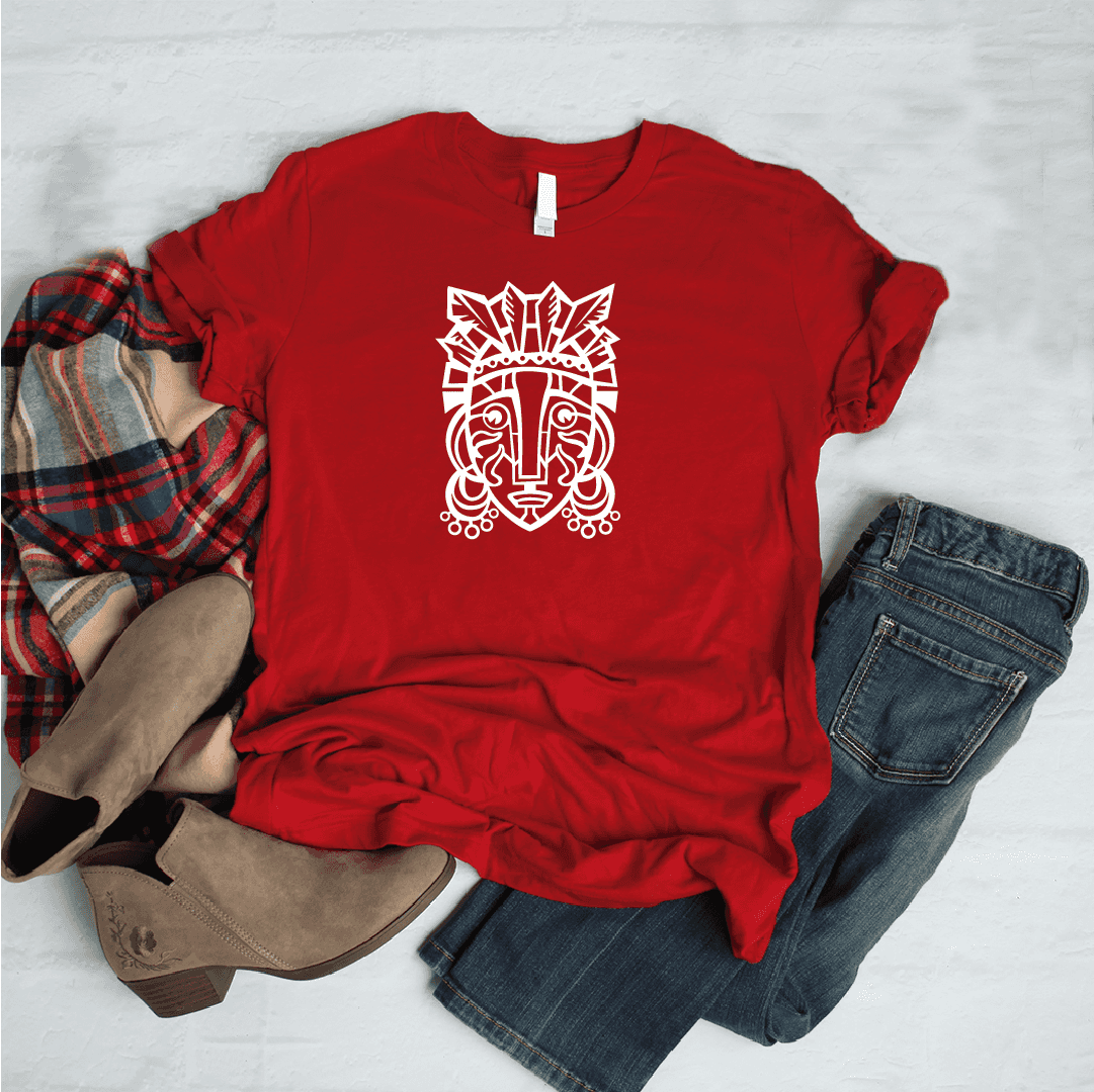 Camiseta estampada tipo T-shirt CARETA MAYA