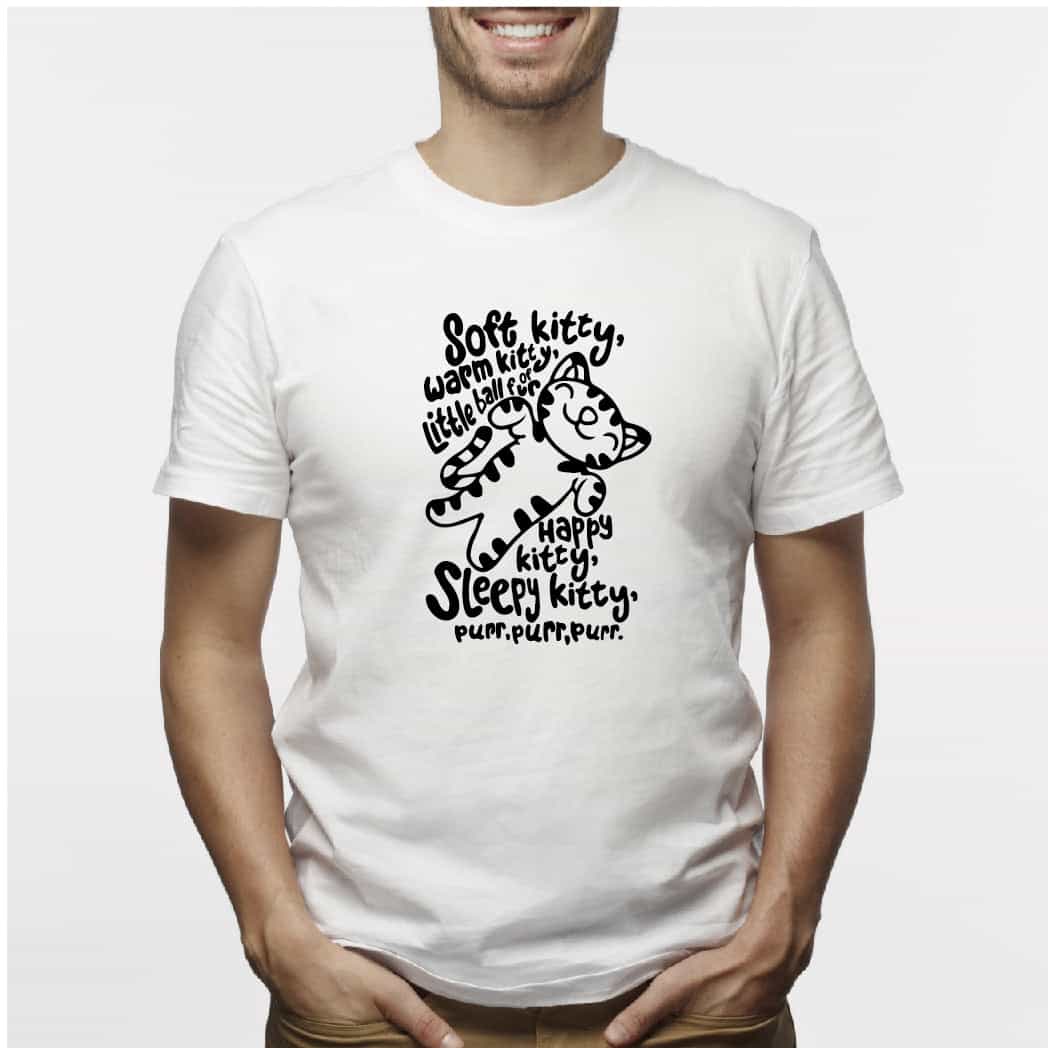 Camiseta estampada hombre T-shirt SOFT KITTY
