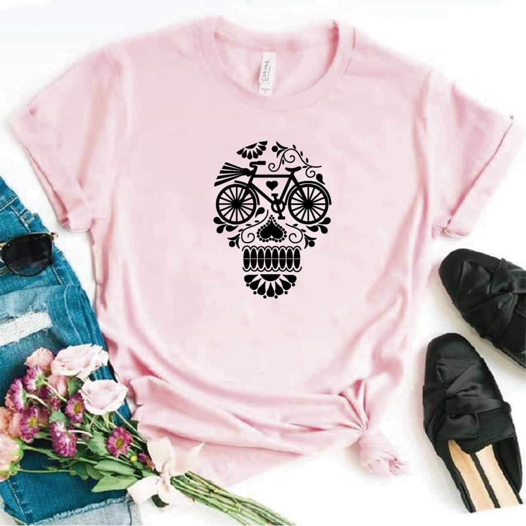 Camisa estampada  tipo T-shirt BICICLETA CATRINA
