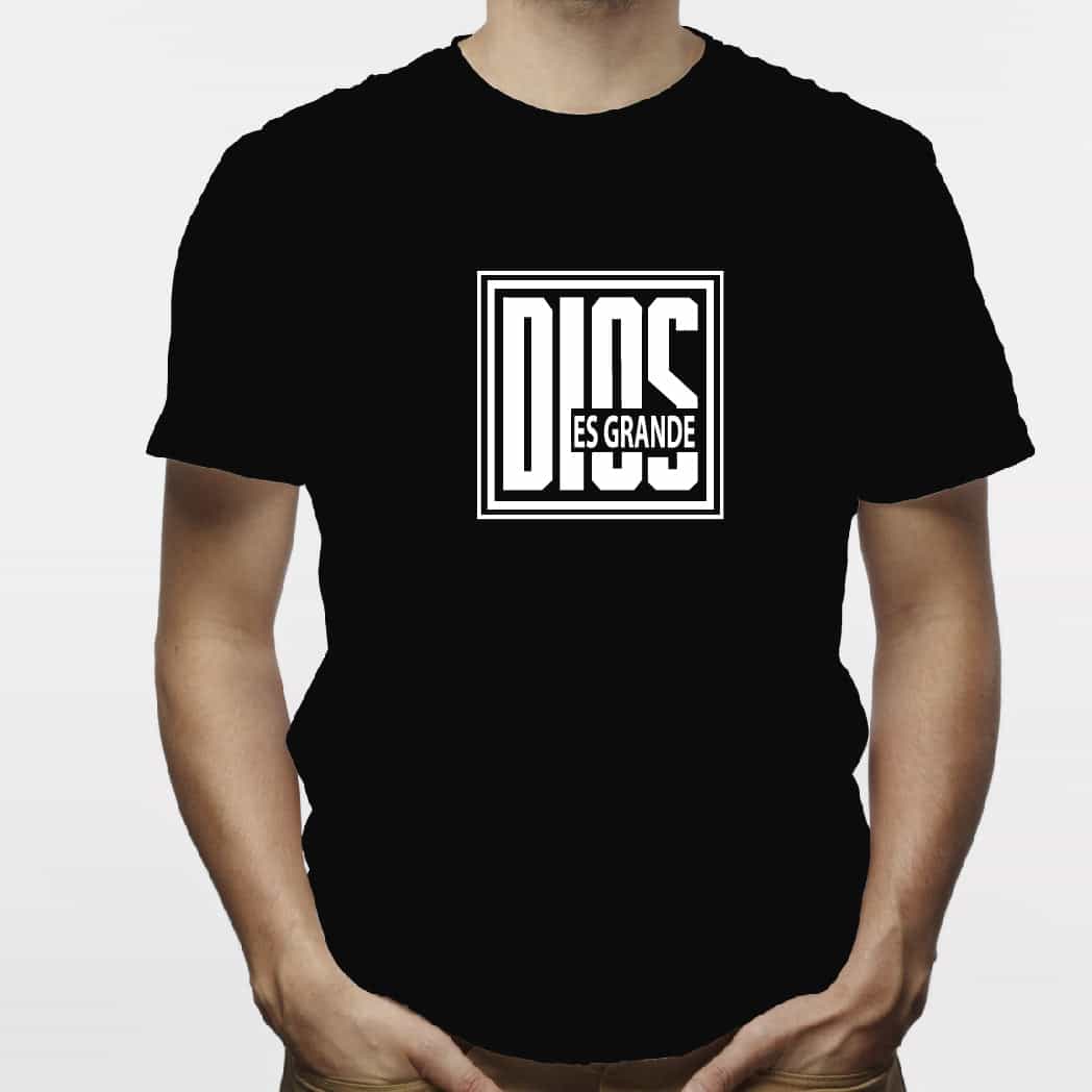 Camiseta estampada hombre T-shirt Dios es Grande