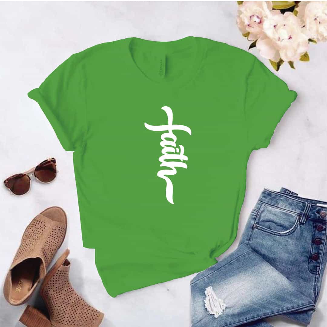 Camisa estampada tipo T- shirt Faith