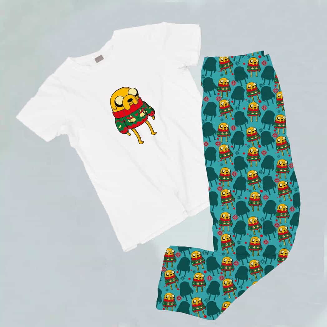 Pijama estampada de pantalón Largo (NAVIDAD) jacke el perro