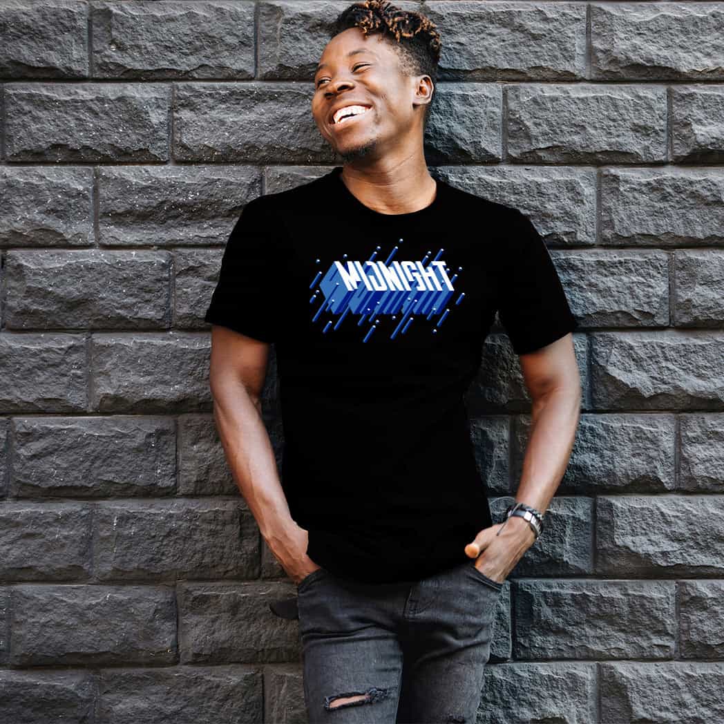 Camisa estampada para hombre tipo T-Shirt MIDNIGTH