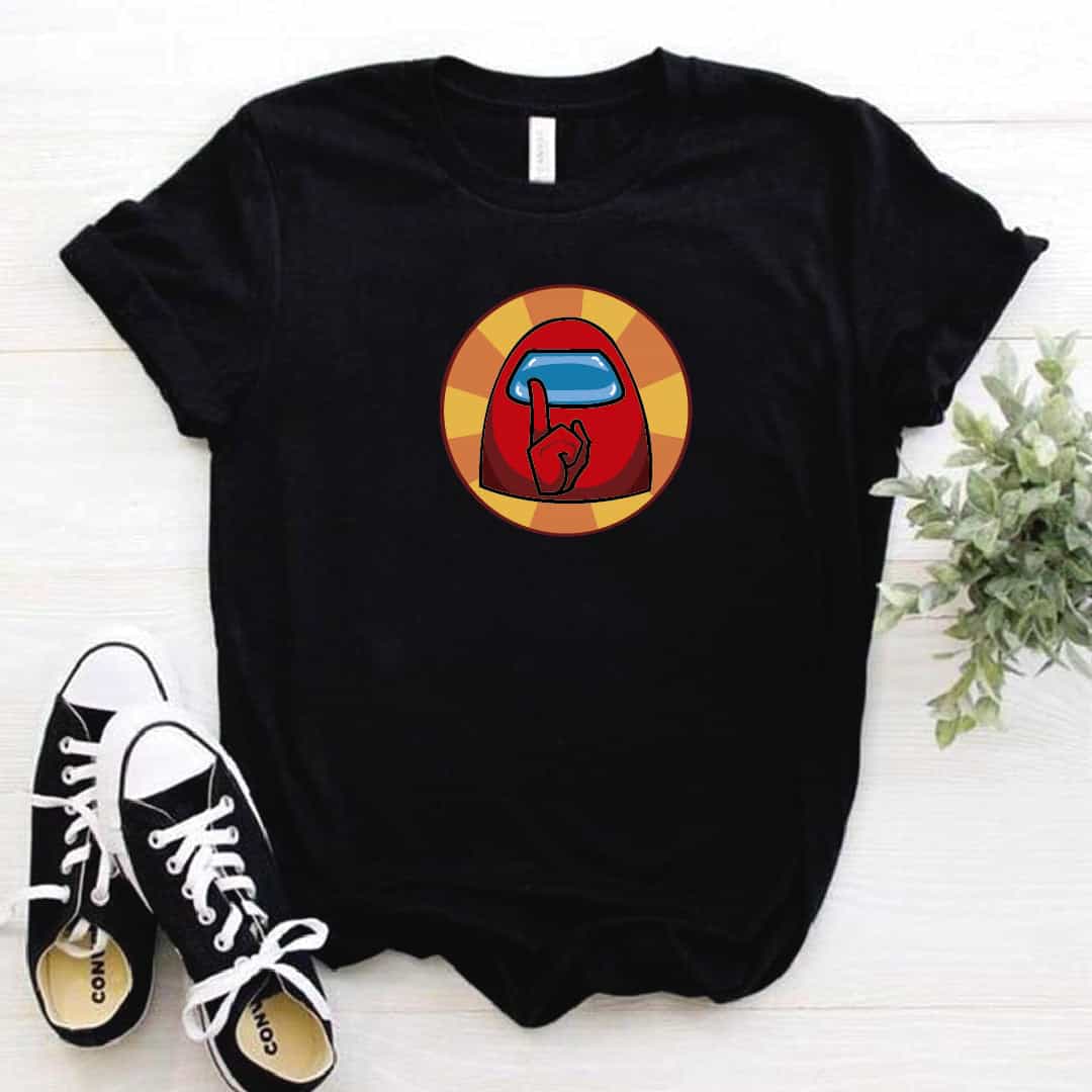 Camisa estampada  tipo T-shirt SHHHH AMONG US