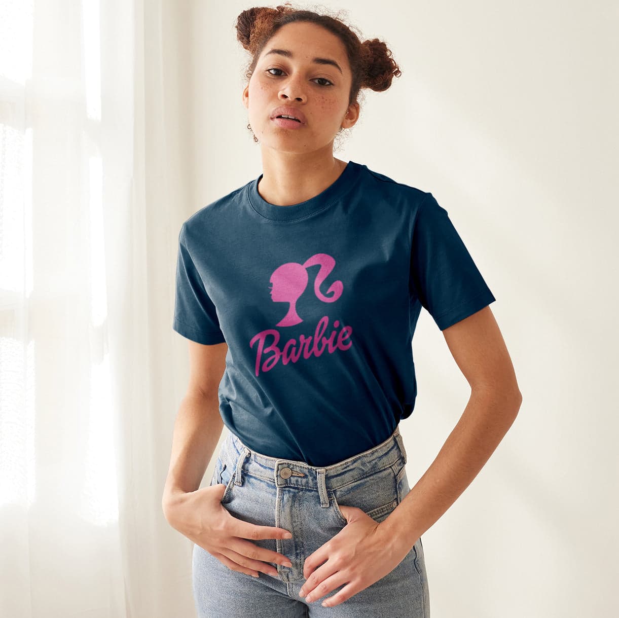 Camisetas Barbie logo 2023 come on lets go party: Moda Retro en Algodón 100% Estampado — foto 4