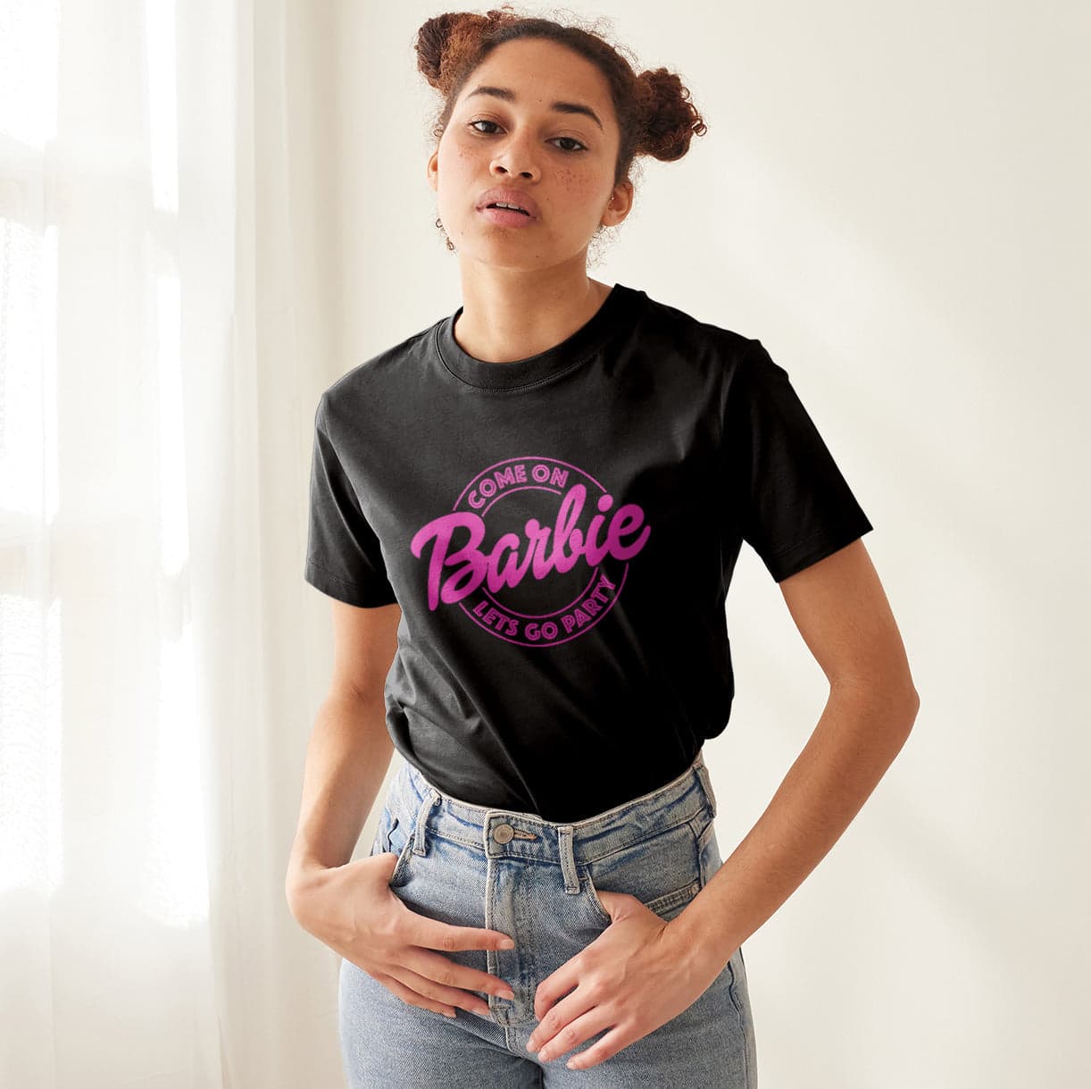 Camisetas Barbie come on lets go party: Moda Retro en Algodón 100% Estampado — foto 4