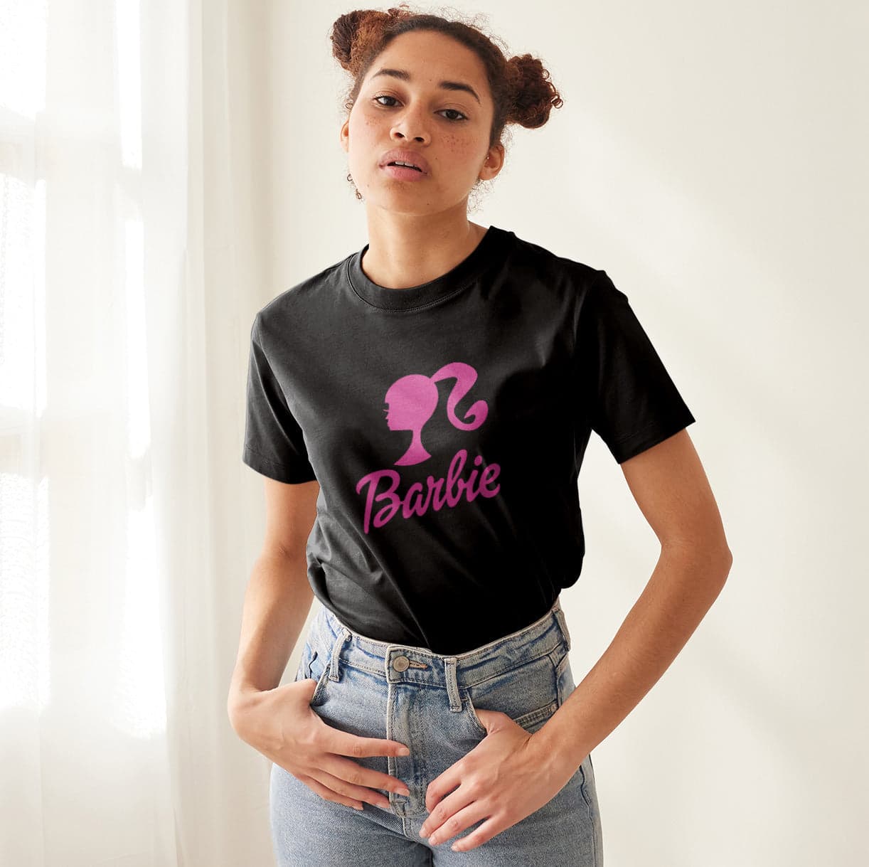 Camisetas Barbie logo 2023 come on lets go party: Moda Retro en Algodón 100% Estampado — foto 3