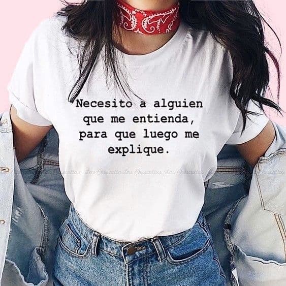 Camiseta 'Busco Comprendedora' - Conexión y Comunicación en Algodón Inspirador — foto 1