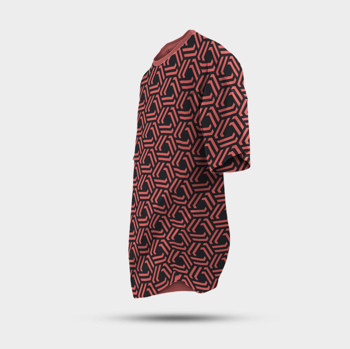 Camiseta Oversize Angulos Abstractos — foto 4