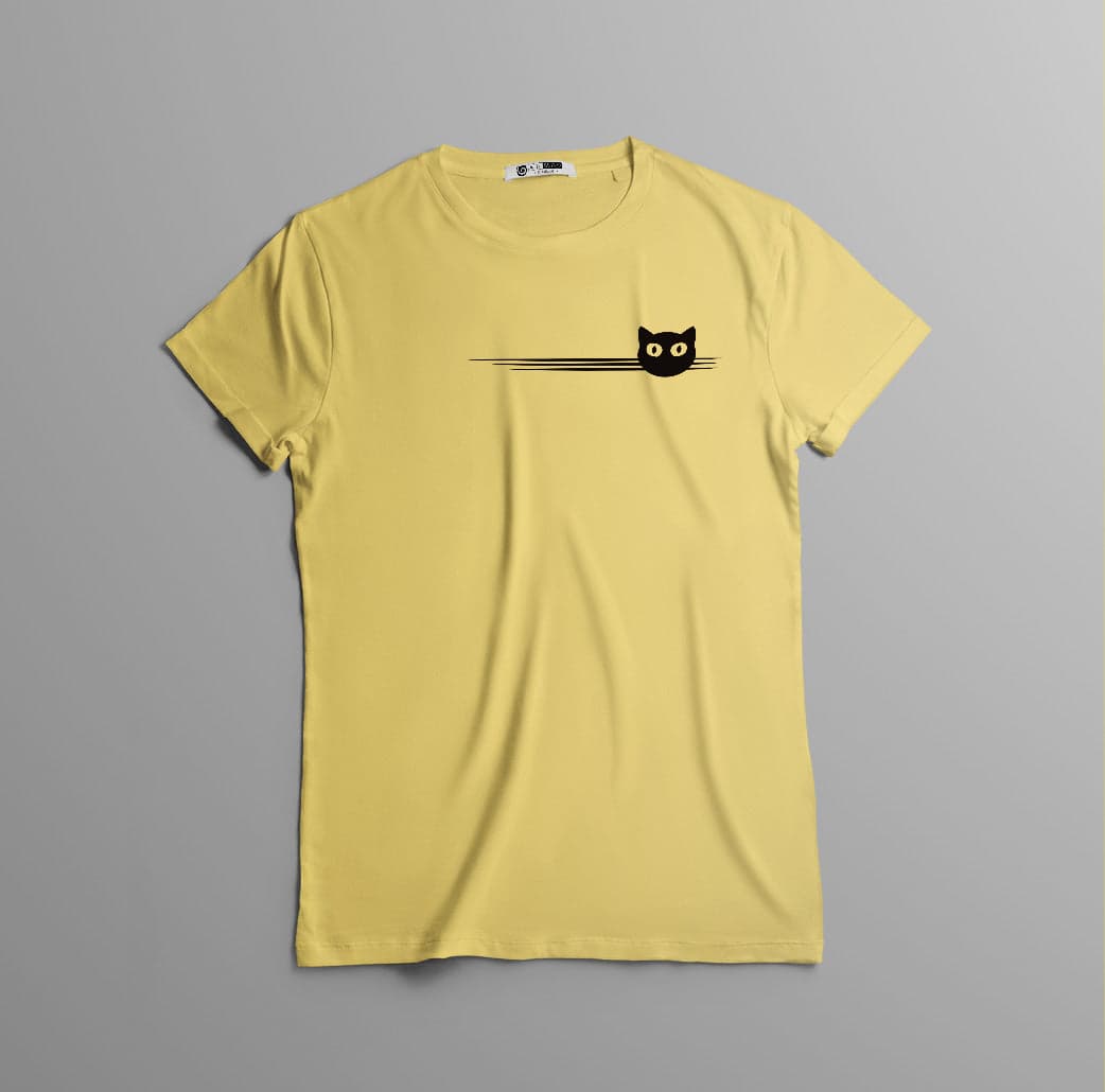 Camisa estampada  tipo T-shirt GATO BOLSILLO TRES LINEAS — foto 4