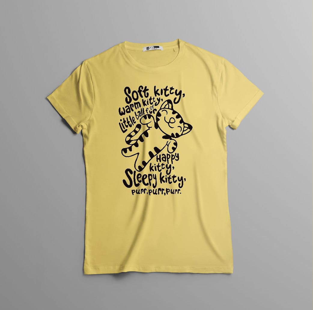 Camiseta estampada T-shirt  Soft Kitty (The Big Bang Theory) — foto 3