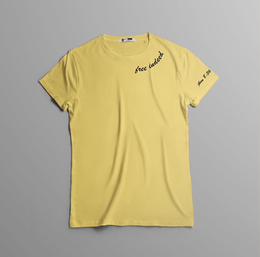 Camiseta 'Libre Verdaderamente' - Libertad en Cristo en Algodón Inspirador camiseta cristiana — foto 2