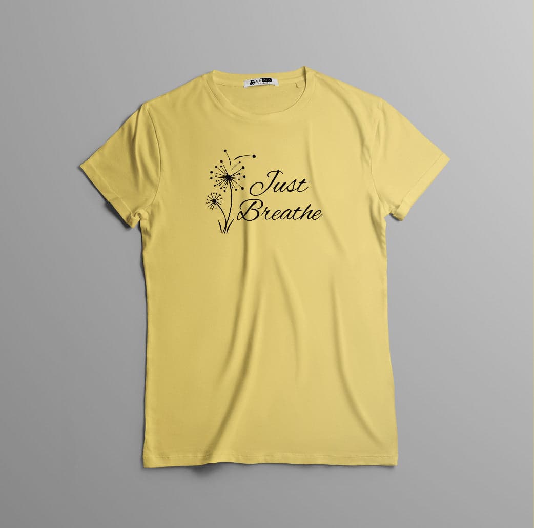 Camiseta 'Diente de León Sereno' - Respira Profundo en Algodón Inspirador — foto 2