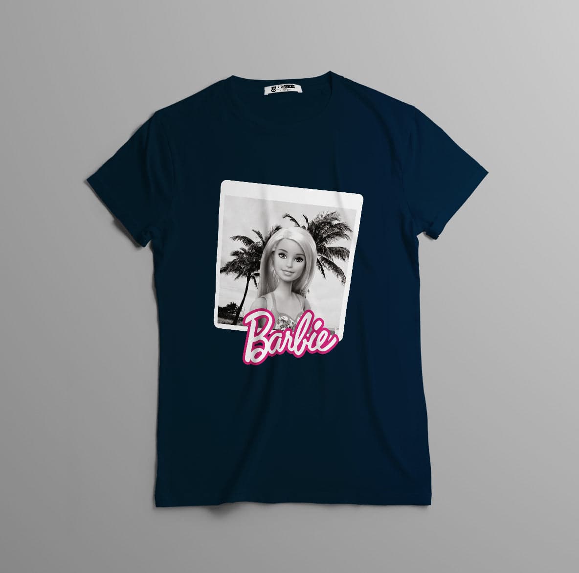 Camisetas Barbie fotografia blanco y negro: Moda Retro en Algodón 100% Estampado — foto 6