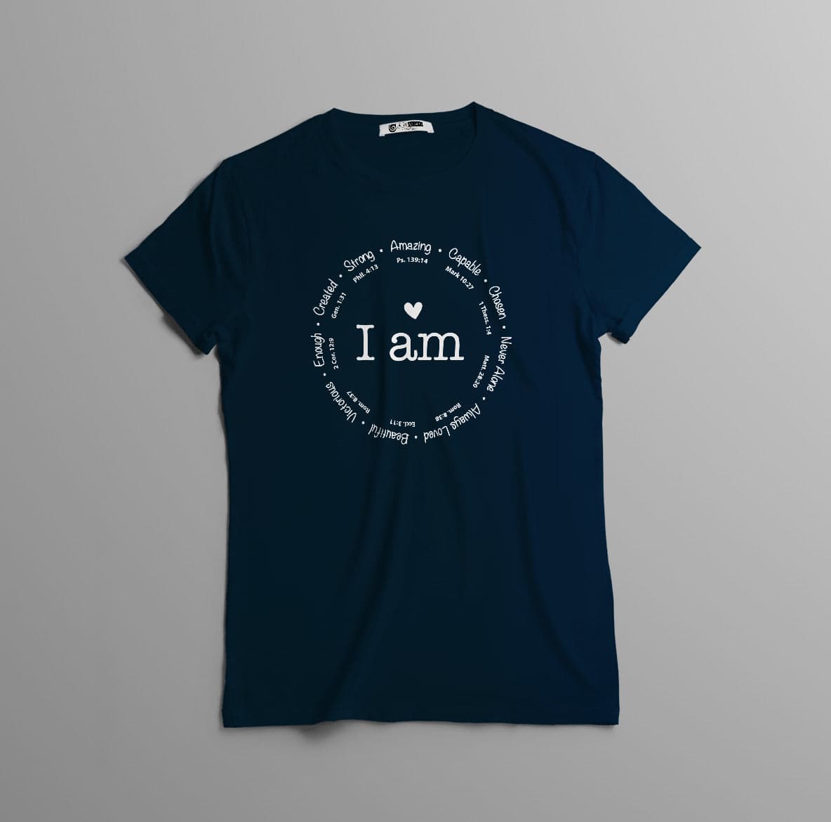 Camiseta Cristiana 'Fuerza en Fe' - Algodón 100% Colombiano — foto 3