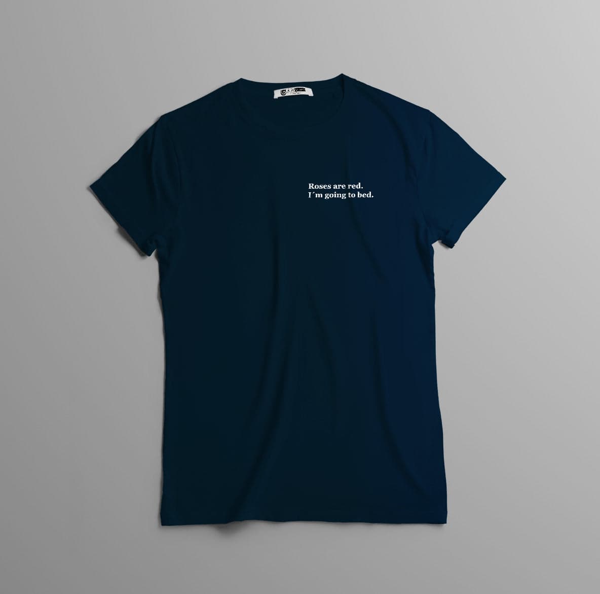 Camiseta Poética 'Roses Are Red' - Dulces Sueños en Algodón Suave — foto 3