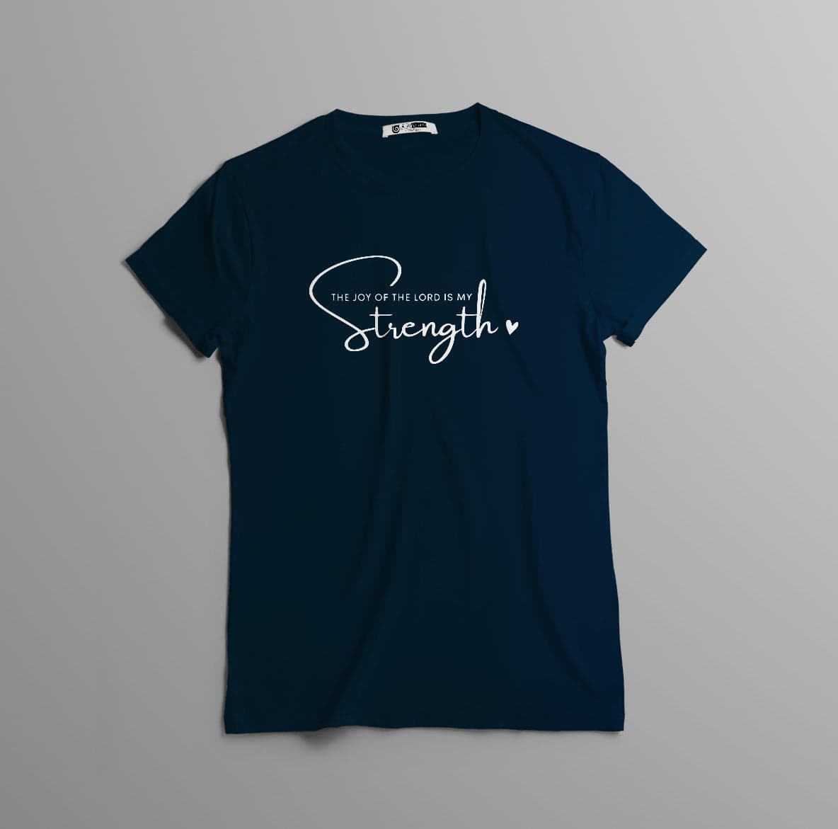 Camiseta 'La Alegría del Señor es mi Fuerza' - Inspiración Espiritual en Algodón de Calidad camiseta cristiana — foto 6