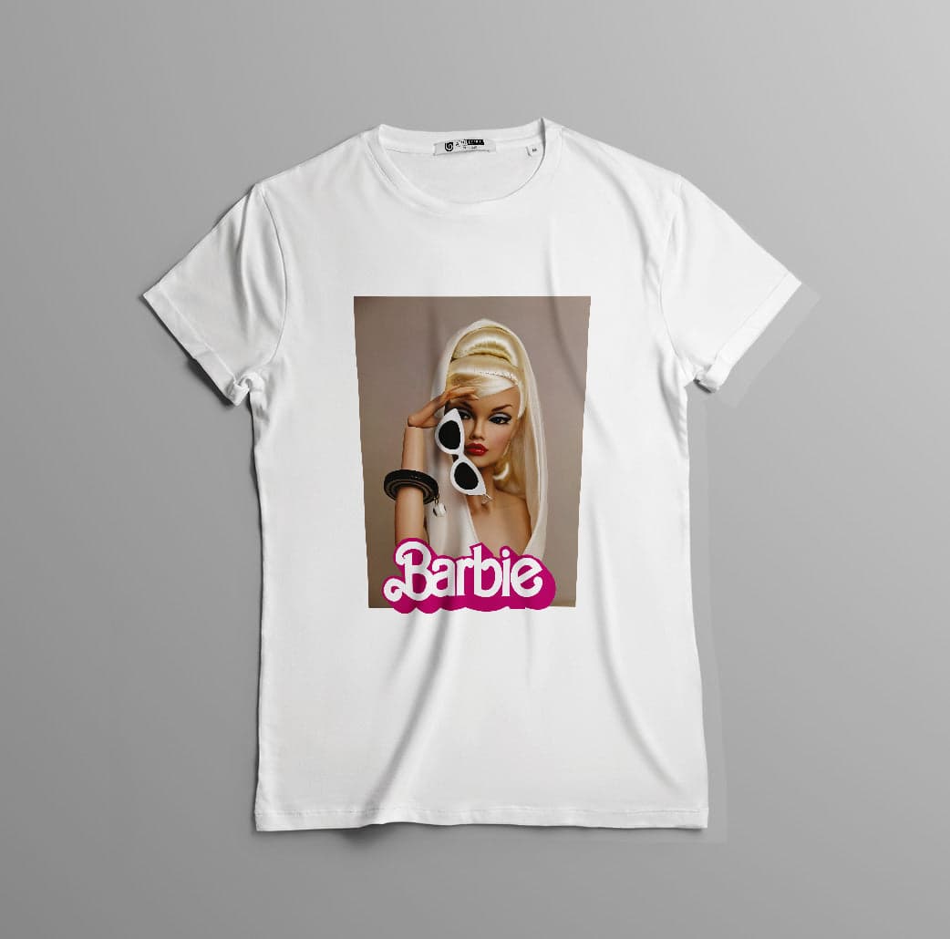 Camisetas Barbie diva con lentes: Moda Retro en Algodón 100% Estampado — foto 5