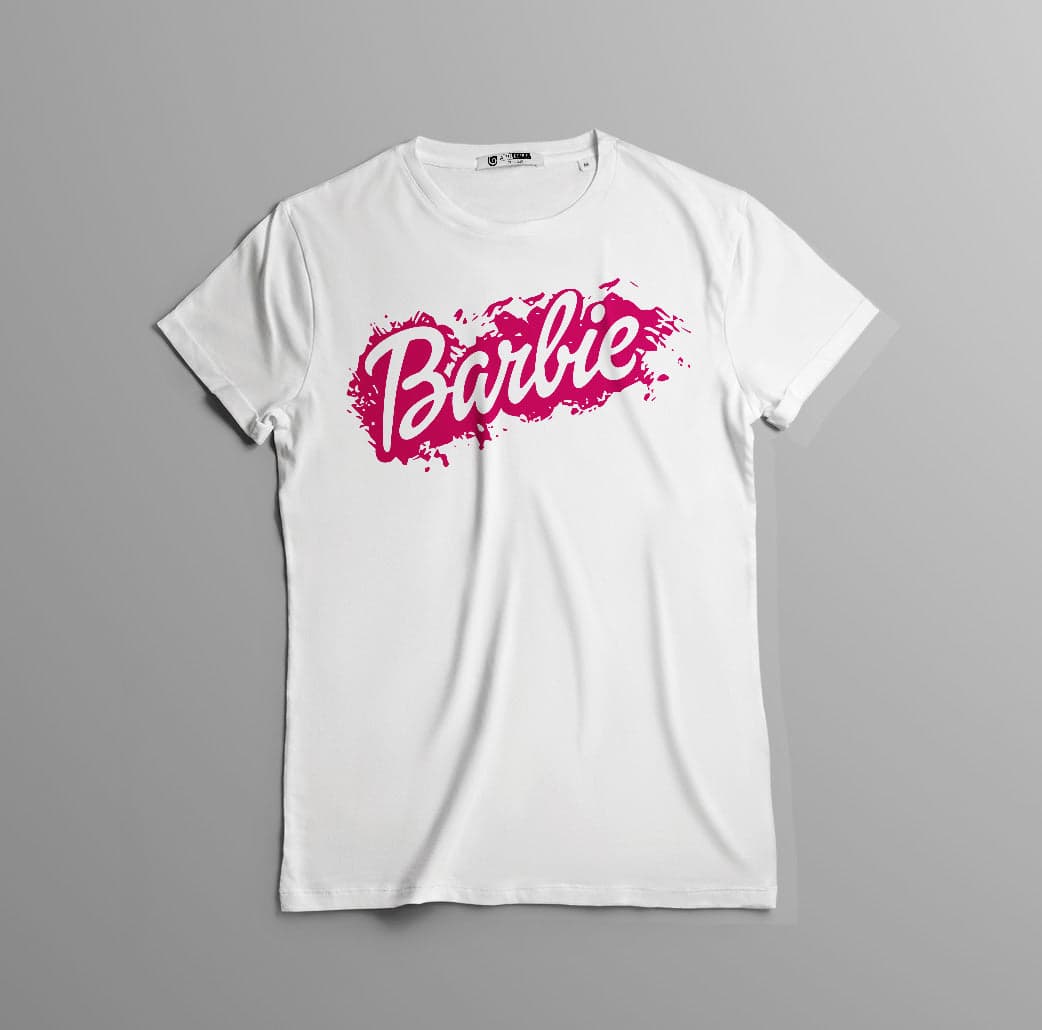 Camisetas Barbie efecto pintura: Moda Retro en Algodón 100% Estampado — foto 7