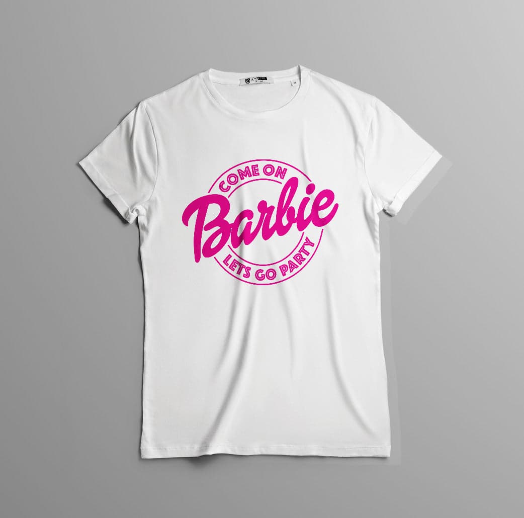 Camisetas Barbie come on lets go party: Moda Retro en Algodón 100% Estampado — foto 7