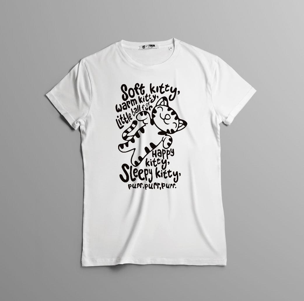 Camiseta estampada T-shirt  Soft Kitty (The Big Bang Theory) — foto 4