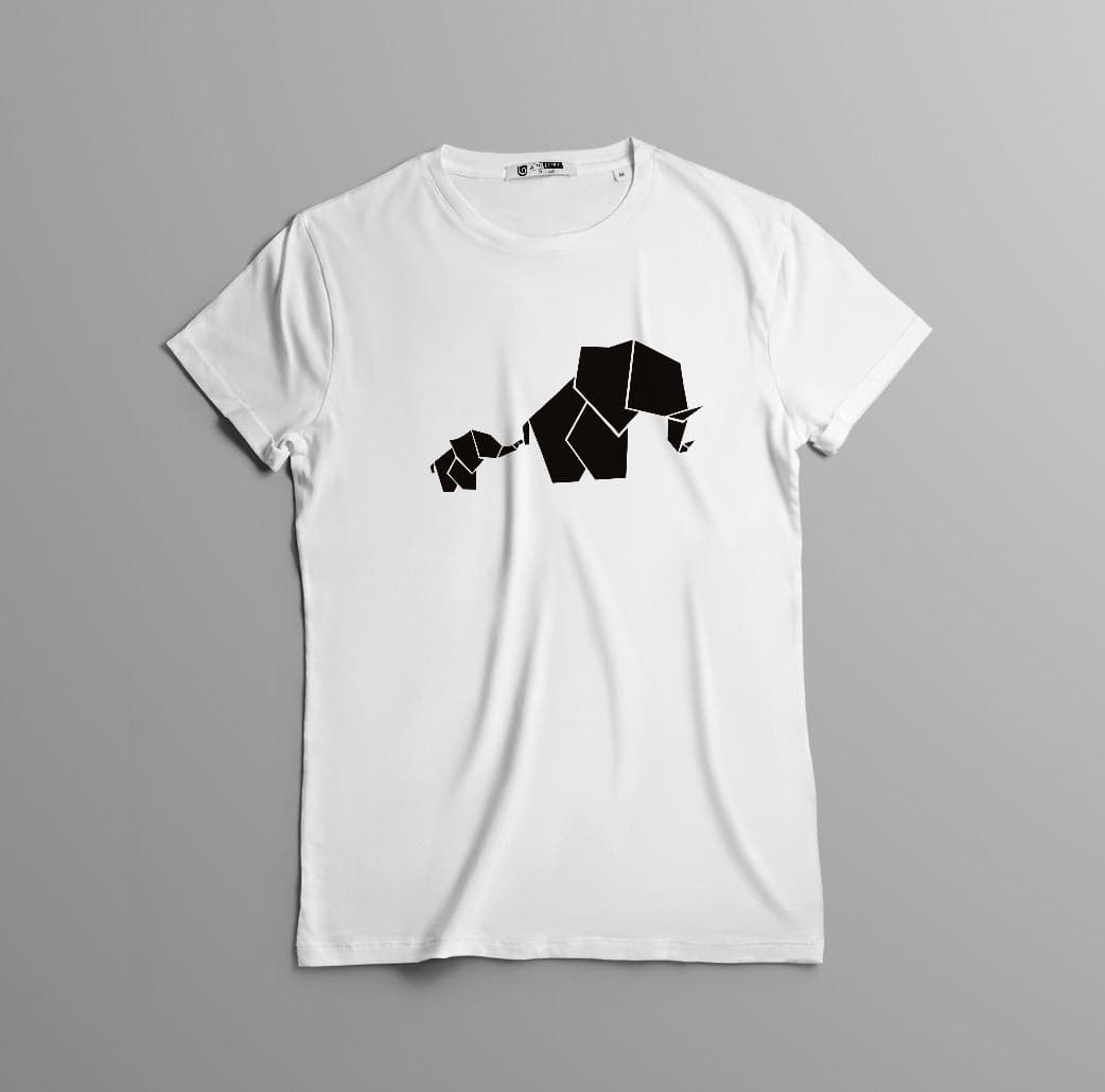 Camiseta estampada tipo T- shirt ELEFANTE CRIA — foto 1